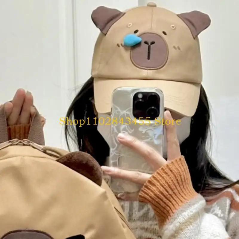 49MC Capybara Ear Hat for Adults Spring Autumn Lovely Baseball Hat Street Wear Duckbill Caps Outdoor Activity Sport Hat
49MC Capybara Ear Hat for Adults Spring Autumn Lovely Baseball Hat Street Wear Duckbill Caps Outdoor Activity Sport Hat