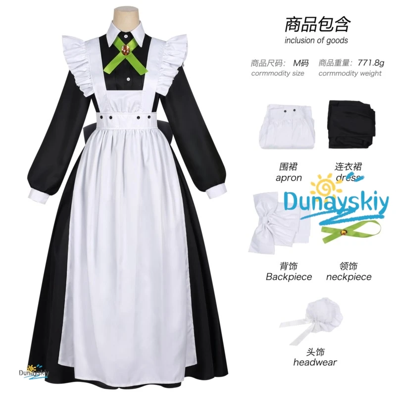 Anime Celestia Maid Uniform Full Set Classic Maid Style Cosplay Suit For Carnival Theme Party Role Playing
Anime Celestia Maid Uniform Full Set Classic Maid Style Cosplay Suit For Carnival Theme Party Role Playing