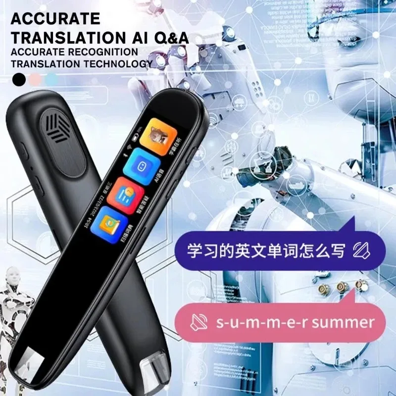 Smart Scan Reader Pen 112 Languages Translator Reading Pen for Dyslexia Autism Voice Scan Translator Pen
Smart Scan Reader Pen 112 Languages Translator Reading Pen for Dyslexia Autism Voice Scan Translator Pen