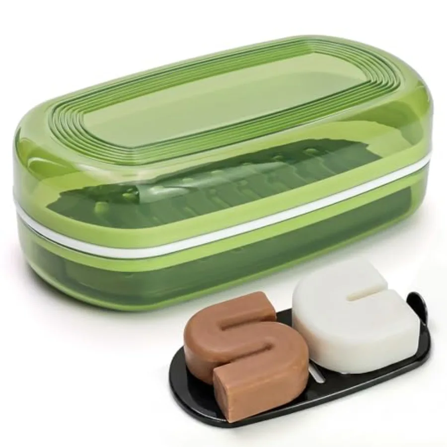 Shampoo and Conditioner Bar Dish, Travel Soap Case for Duke Cannon Soap, Shampoo Soap Holder is Compatible with The Kitsch Sham
Shampoo and Conditioner Bar Dish, Travel Soap Case for Duke Cannon Soap, Shampoo Soap Holder is Compatible with The Kitsch Sham
