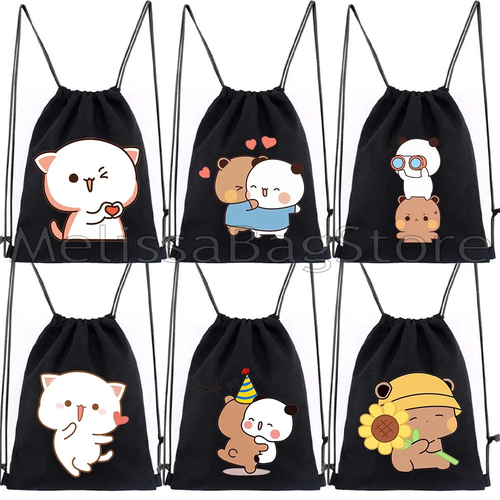 Aesthetic Cute Couple Bears Kawaii Animal Cartoon Lovely Printed Canvas Drawstring Bags Soccer Backpack Gym Sackpack String Bag
Aesthetic Cute Couple Bears Kawaii Animal Cartoon Lovely Printed Canvas Drawstring Bags Soccer Backpack Gym Sackpack String Bag