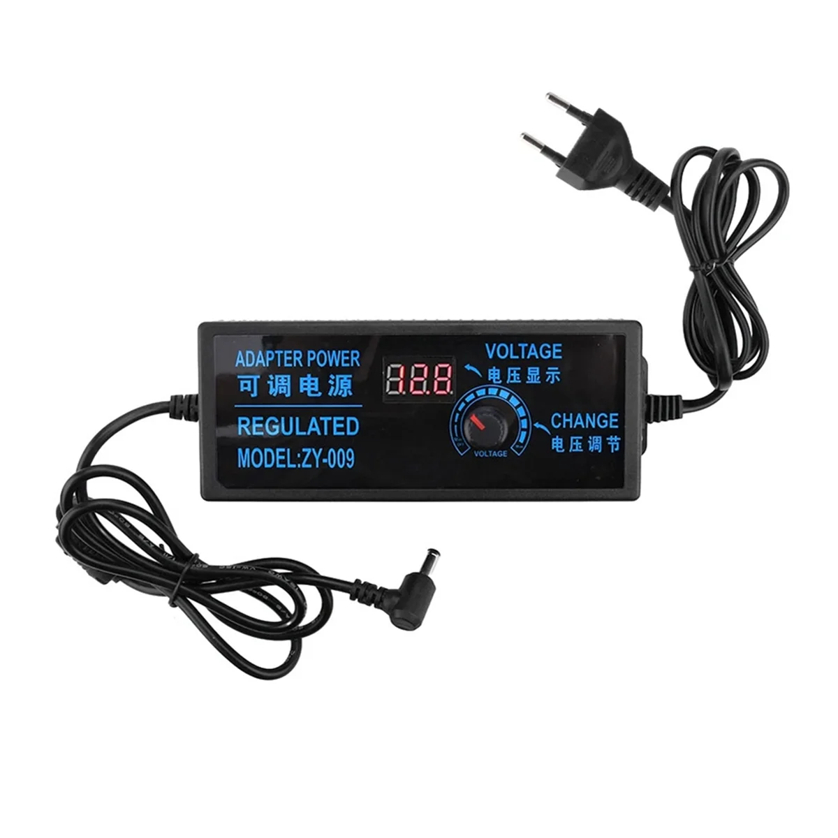AT08 New Adjustable Voltage Power Supply Adapter AC100-240V to DV3V-24V 5A Digital Display Dimming Power Supply EU Plug
AT08 New Adjustable Voltage Power Supply Adapter AC100-240V to DV3V-24V 5A Digital Display Dimming Power Supply EU Plug