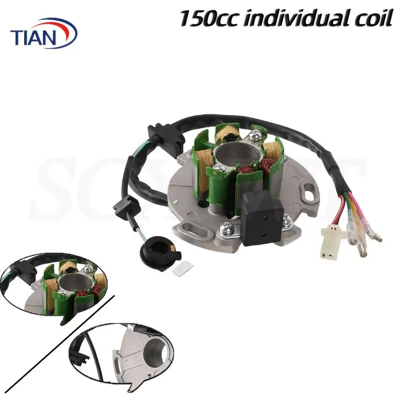Electromagnetic Stator Coil Accessories for Lifan 150cc Electric Vehicle
Electromagnetic Stator Coil Accessories for Lifan 150cc Electric Vehicle