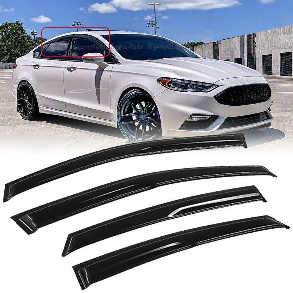 Для Ford Fusion 2013-2018: Ветровики JDM Mugen (дефлекторы окон от солнца и дождя)
Для Ford Fusion 2013-2018: Ветровики JDM Mugen (дефлекторы окон от солнца и дождя)