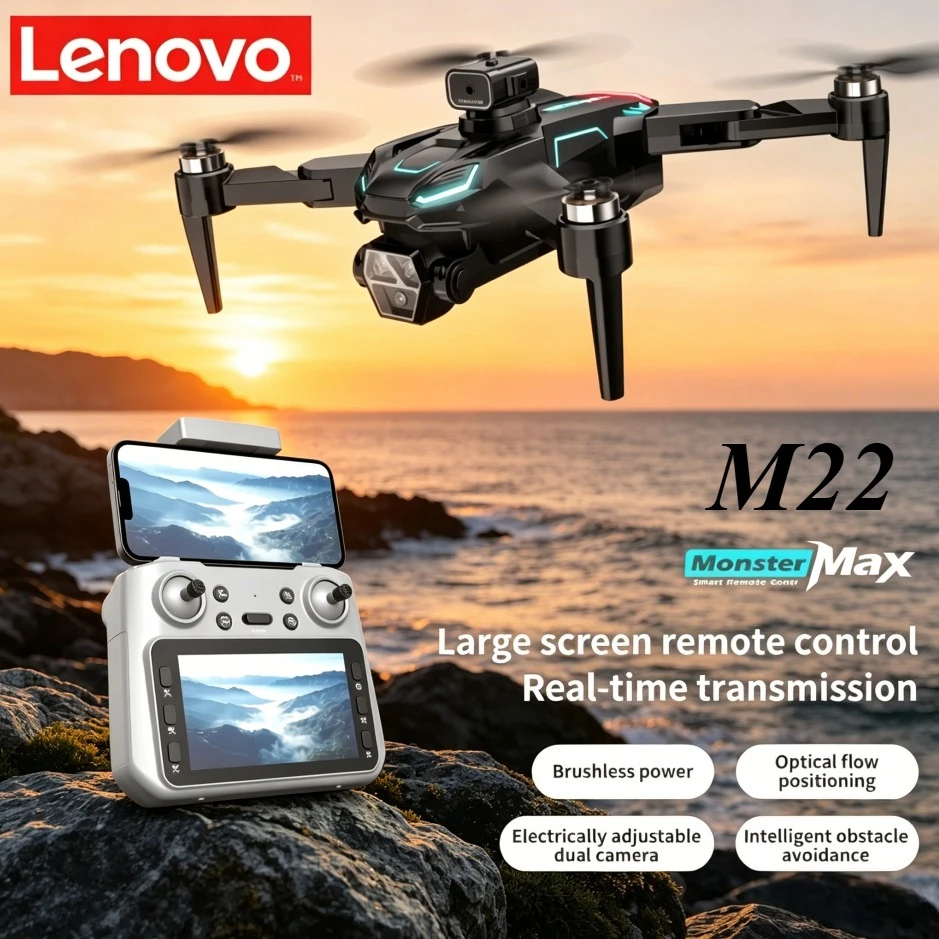 Lenovo M22 Foldable Drone 4K 8K 4.3" Screen Controller Long Endurance Brushless Motor, Optical Flow ESC Aerial Photography
Lenovo M22 Foldable Drone 4K 8K 4.3" Screen Controller Long Endurance Brushless Motor, Optical Flow ESC Aerial Photography