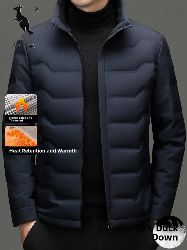 Мужская пуховая куртка Kangaroo: теплая, повседневная, белая, с воротником-стойкой, зимнее пальто, стандартный крой, модный городской стиль
Мужская пуховая куртка Kangaroo: теплая, повседневная, белая, с воротником-стойкой, зимнее пальто, стандартный крой, модный городской стиль