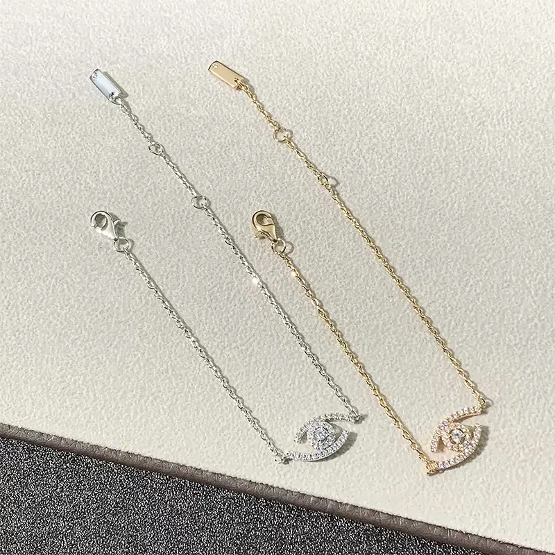 Роскошные ювелирные изделия из чистого серебра 925 пробы, браслет Lucky Eye для женщин. Модные свадебные украшения, романтические праздничные подарки
Роскошные ювелирные изделия из чистого серебра 925 пробы, браслет Lucky Eye для женщин. Модные свадебные украшения, романтические праздничные подарки