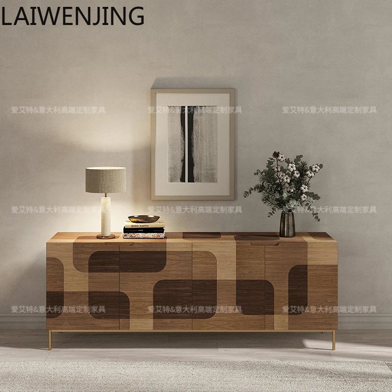 MJY Italian creative dining side light luxury high-end porch color matching decorative cabinet
MJY Italian creative dining side light luxury high-end porch color matching decorative cabinet