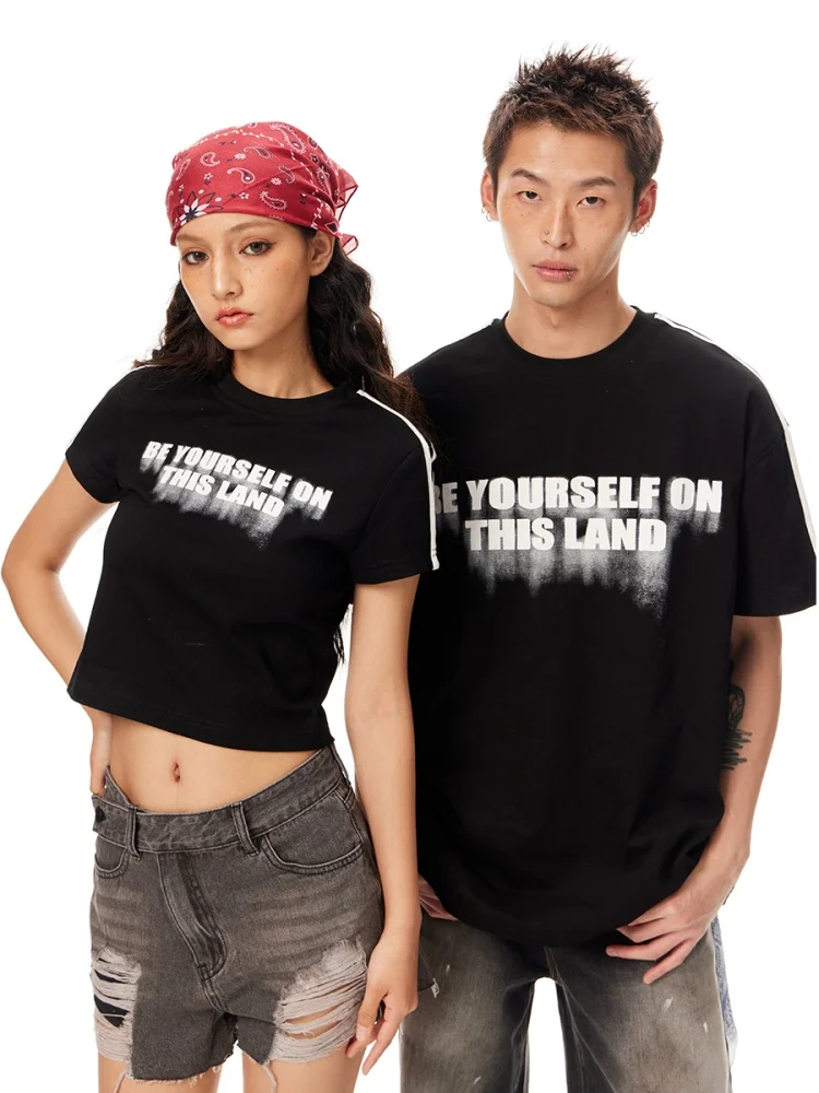 Летняя футболка унисекс в стиле ретро с контрастными полосками, повседневная, приталенная, из хлопка, с круглым вырезом, укороченная
Летняя футболка унисекс в стиле ретро с контрастными полосками, повседневная, приталенная, из хлопка, с круглым вырезом, укороченная