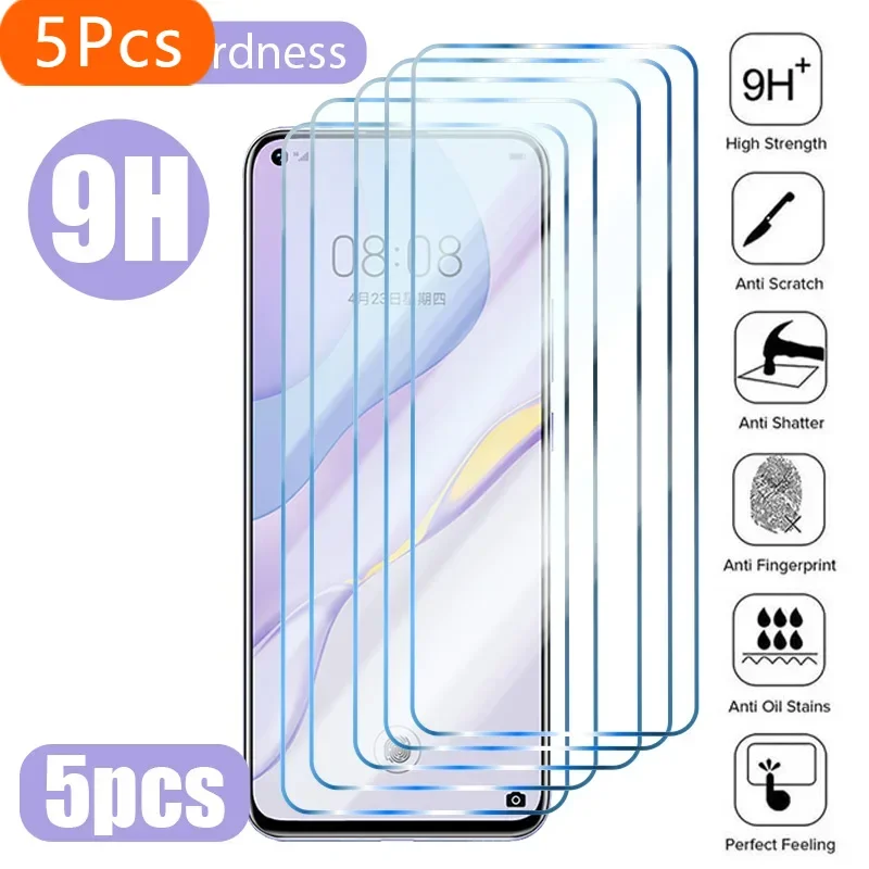 5PCS Tempered Glass For Huawei P30 P40 P20 Pro Lite E 5G Nova 5T Screen Protector For Huawei Mate 20 Lite P Smart Z 2021 2019 
5PCS Tempered Glass For Huawei P30 P40 P20 Pro Lite E 5G Nova 5T Screen Protector For Huawei Mate 20 Lite P Smart Z 2021 2019