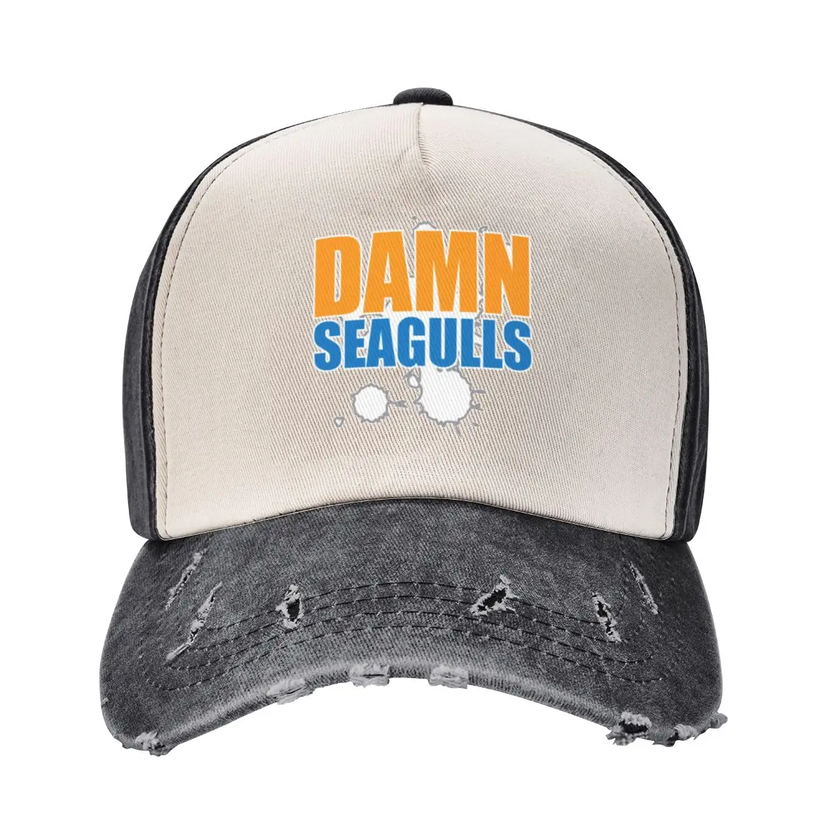Damn Seagulls Text With Bird Poop Splatters Baseball Cap Sunhat sailor cap for men Men Women's
Damn Seagulls Text With Bird Poop Splatters Baseball Cap Sunhat sailor cap for men Men Women's