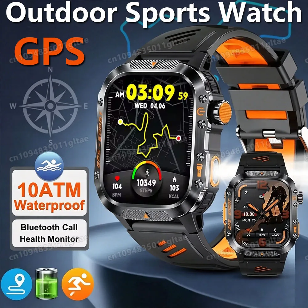 2026 New SmartWatch Men Militray Outdoor GPS Sport Watches Heart Rate Sleep Waterproof Smart Watch IOS Android
2026 New SmartWatch Men Militray Outdoor GPS Sport Watches Heart Rate Sleep Waterproof Smart Watch IOS Android