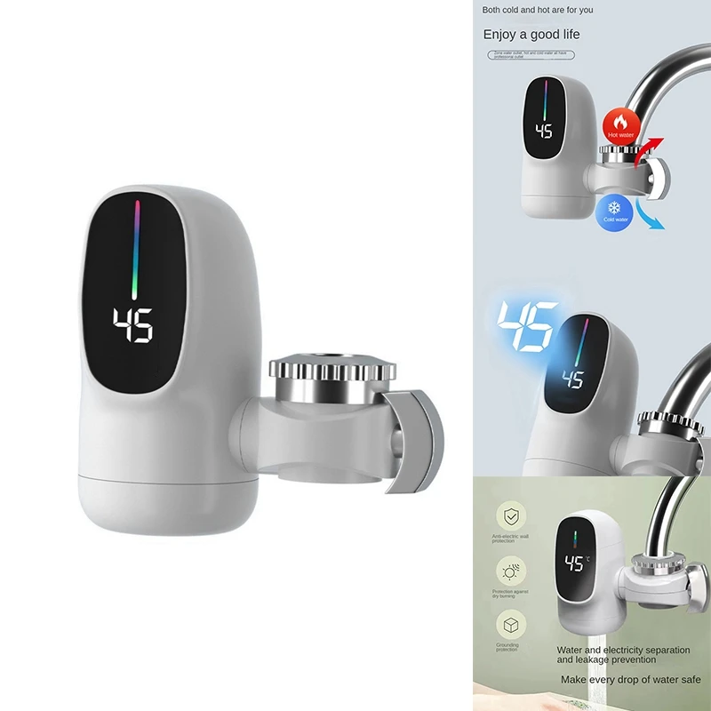 3000W Instant Electric Hot Water Heater Faucet Digital Display Heating Tap Water Heater For Bathroom Faucet
3000W Instant Electric Hot Water Heater Faucet Digital Display Heating Tap Water Heater For Bathroom Faucet