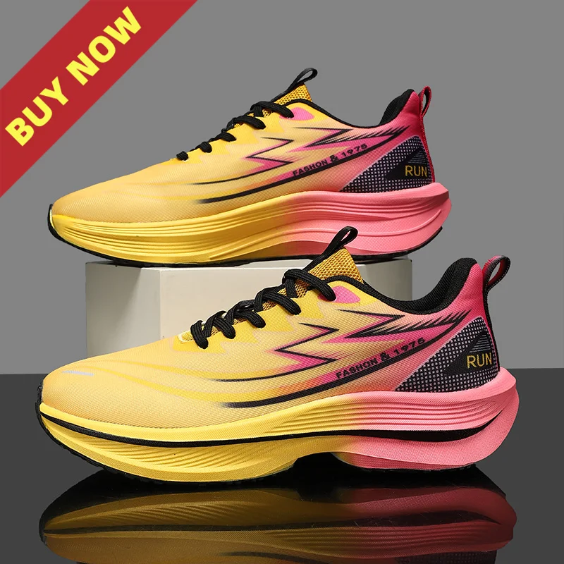 Marathon Men Running Shoes Breathable Soft Cushion Shock Absorbing Sports Tenis Unisex Sneakers Light Comfortable Training Shoes
Marathon Men Running Shoes Breathable Soft Cushion Shock Absorbing Sports Tenis Unisex Sneakers Light Comfortable Training Shoes