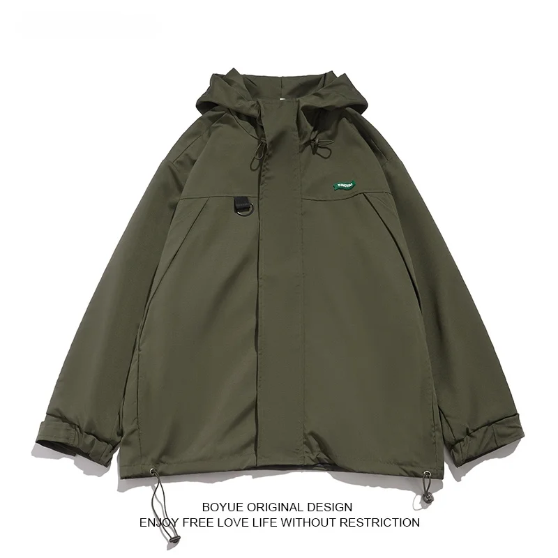 Boyue Men's Hooded Jaet Spring Autumn Climbing Spor Windproof Faionable Long Sve Zipper Closure Casual Loose Fit
Boyue Men's Hooded Jaet Spring Autumn Climbing Spor Windproof Faionable Long Sve Zipper Closure Casual Loose Fit