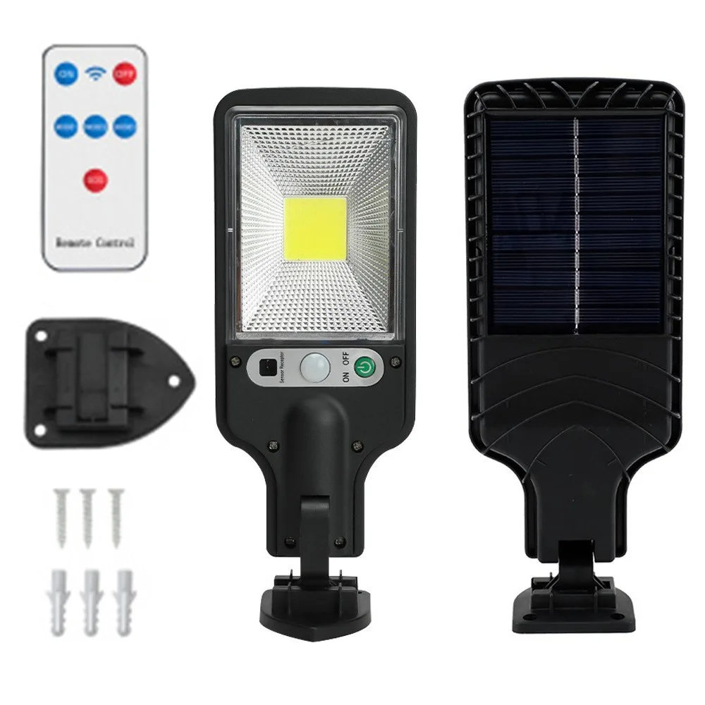 Waterproof LED Solar Street Lights 3 Light Mode Wireless Motion Sensor Solar Light 108COB with Remote Control
Waterproof LED Solar Street Lights 3 Light Mode Wireless Motion Sensor Solar Light 108COB with Remote Control