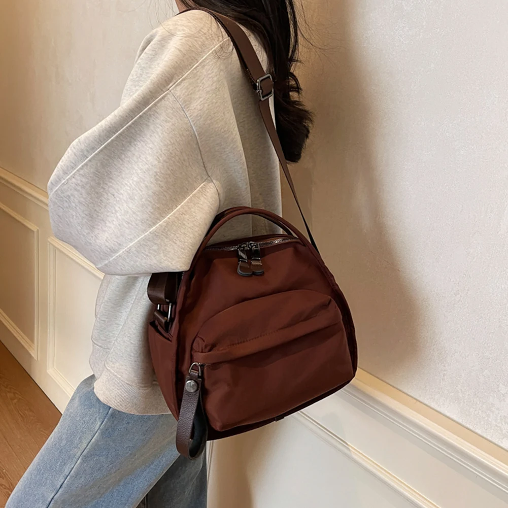Women Casual Crossbody Bag Oxford Cloth Shoulder Bag Commute Handbag (Coffee)
Women Casual Crossbody Bag Oxford Cloth Shoulder Bag Commute Handbag (Coffee)