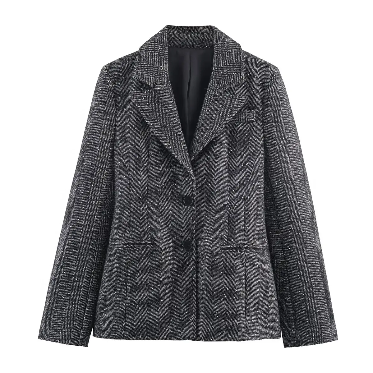 WOMAN 2026 Summer New Fashion skirt hem Single-breasted Blazer Coat Retro Long Sleeve Casual Chic Female Outerwear Overshirt
WOMAN 2026 Summer New Fashion skirt hem Single-breasted Blazer Coat Retro Long Sleeve Casual Chic Female Outerwear Overshirt