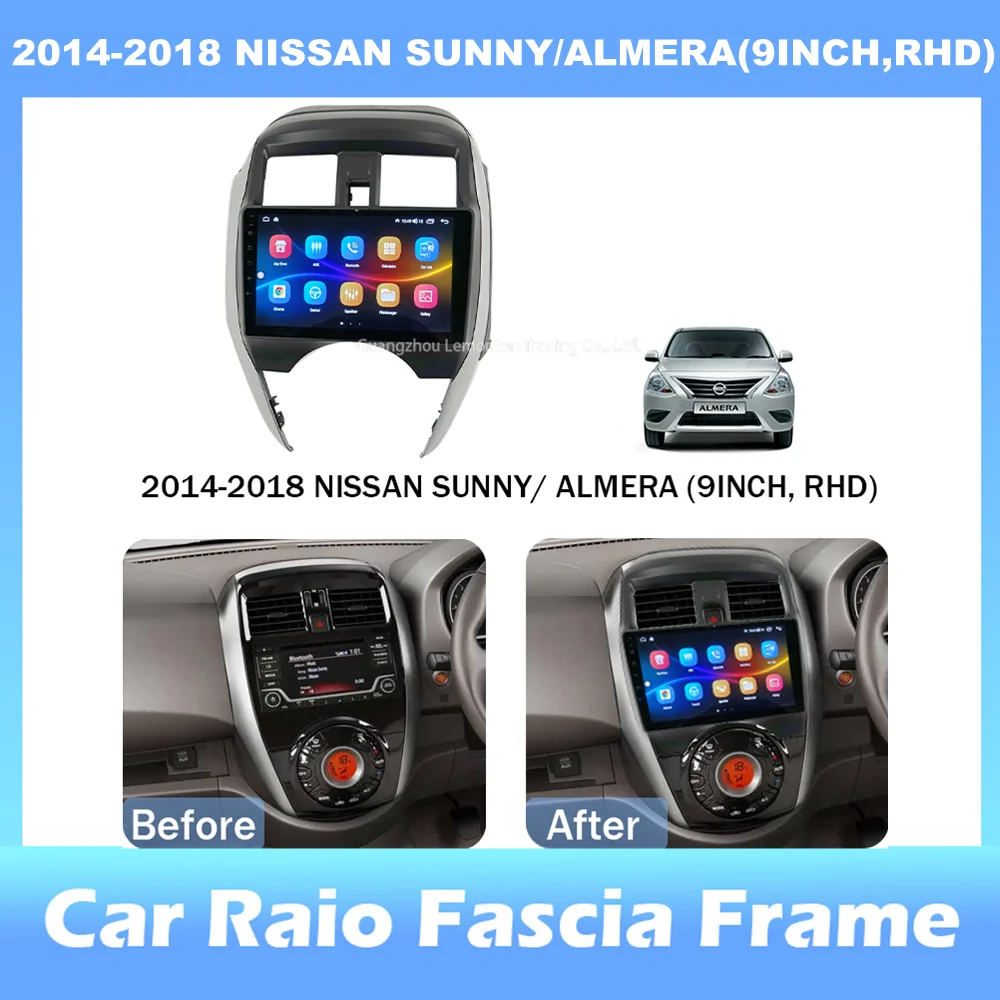 9-inch 2din Car Radio Dashboard For NISSAN SUNNY/ ALMERA 2014-2018 Stereo Panel, For Teyes Car Panel With Dual Din CD DVD Frame
9-inch 2din Car Radio Dashboard For NISSAN SUNNY/ ALMERA 2014-2018 Stereo Panel, For Teyes Car Panel With Dual Din CD DVD Frame