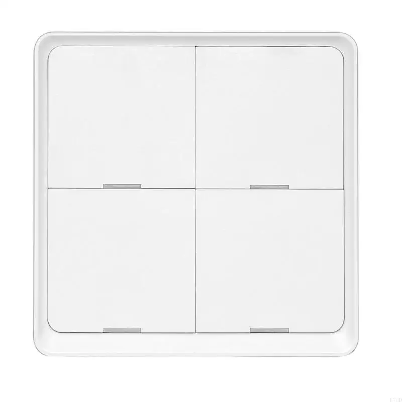 E7CD ABS Controllers Wall Switches 4 Button Remote Controllers Panel for Home Automation
E7CD ABS Controllers Wall Switches 4 Button Remote Controllers Panel for Home Automation
