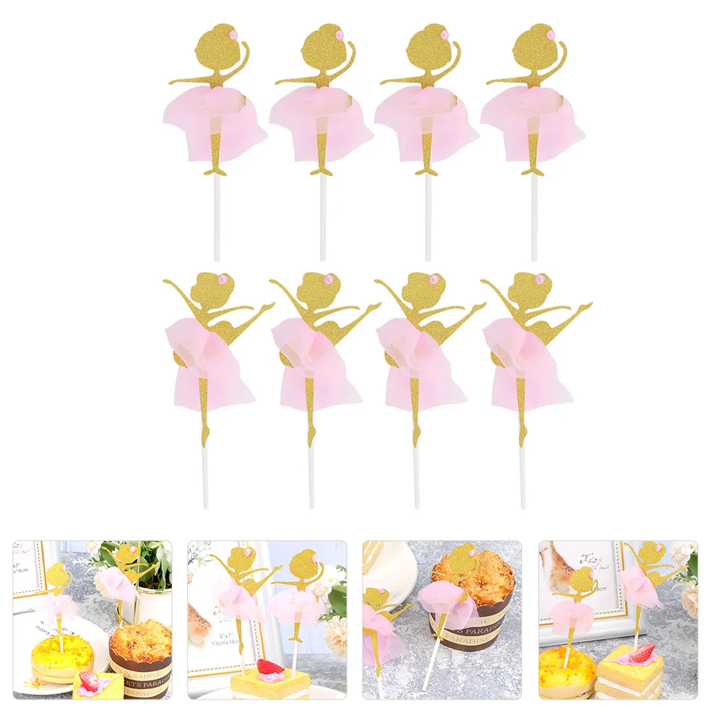 8 Pcs Cake Insert Decorating Accessories Acrylic Toppers Ornaments Romantic Items Decoration Paper Birthday Cards Dancing Girl
8 Pcs Cake Insert Decorating Accessories Acrylic Toppers Ornaments Romantic Items Decoration Paper Birthday Cards Dancing Girl
