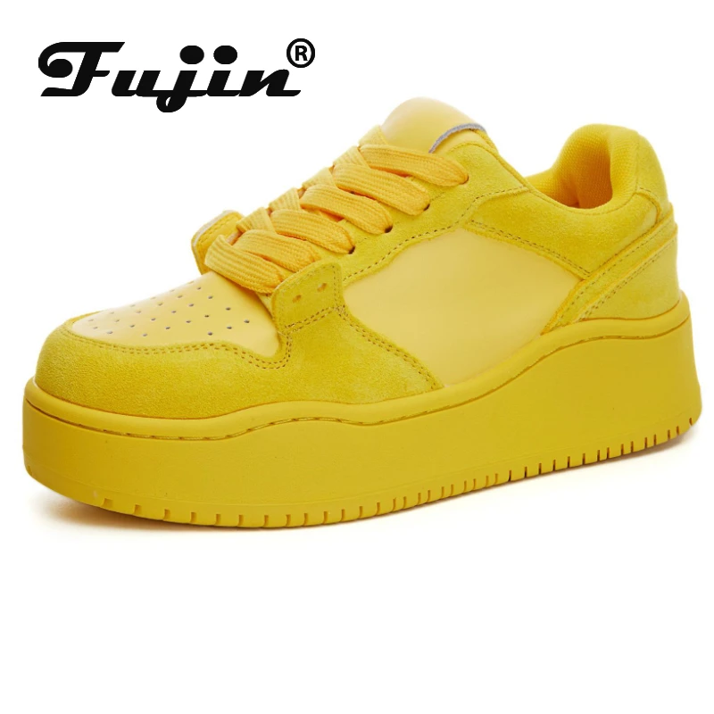 Fujin 4.5cm Microfiber Genuine Leather Spring Pils Mules Chunky Sneaker Women Vulcanize Comfy Boots Platform Flats Autumn Shoes
Fujin 4.5cm Microfiber Genuine Leather Spring Pils Mules Chunky Sneaker Women Vulcanize Comfy Boots Platform Flats Autumn Shoes