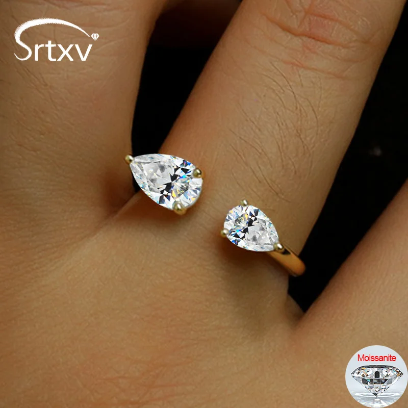 Full Pear Cut D Moissanite Ring for Women S925 Sterling Silver Wedding WaterDrop Lab Diamond Adjustable Band Jewelry Couple Gift
Full Pear Cut D Moissanite Ring for Women S925 Sterling Silver Wedding WaterDrop Lab Diamond Adjustable Band Jewelry Couple Gift