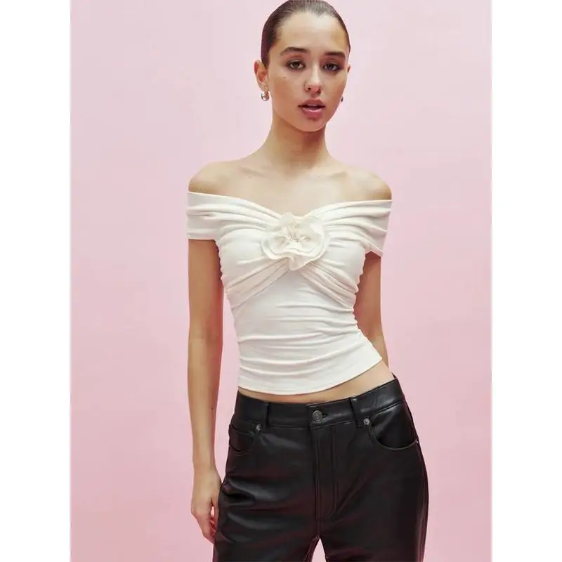 Spring Summer New Sle 2023 Slim Fit V-Ne Knitted One oulder Top Floral Sexy Pure Color Princ Sle ort Sve T-irt
Spring Summer New Sle 2023 Slim Fit V-Ne Knitted One oulder Top Floral Sexy Pure Color Princ Sle ort Sve T-irt