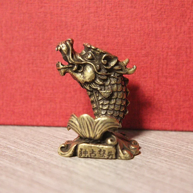 Solid Brass Feng Shui Dragon Head Statue Lucky Beast Figurine Miniature Decor
Solid Brass Feng Shui Dragon Head Statue Lucky Beast Figurine Miniature Decor
