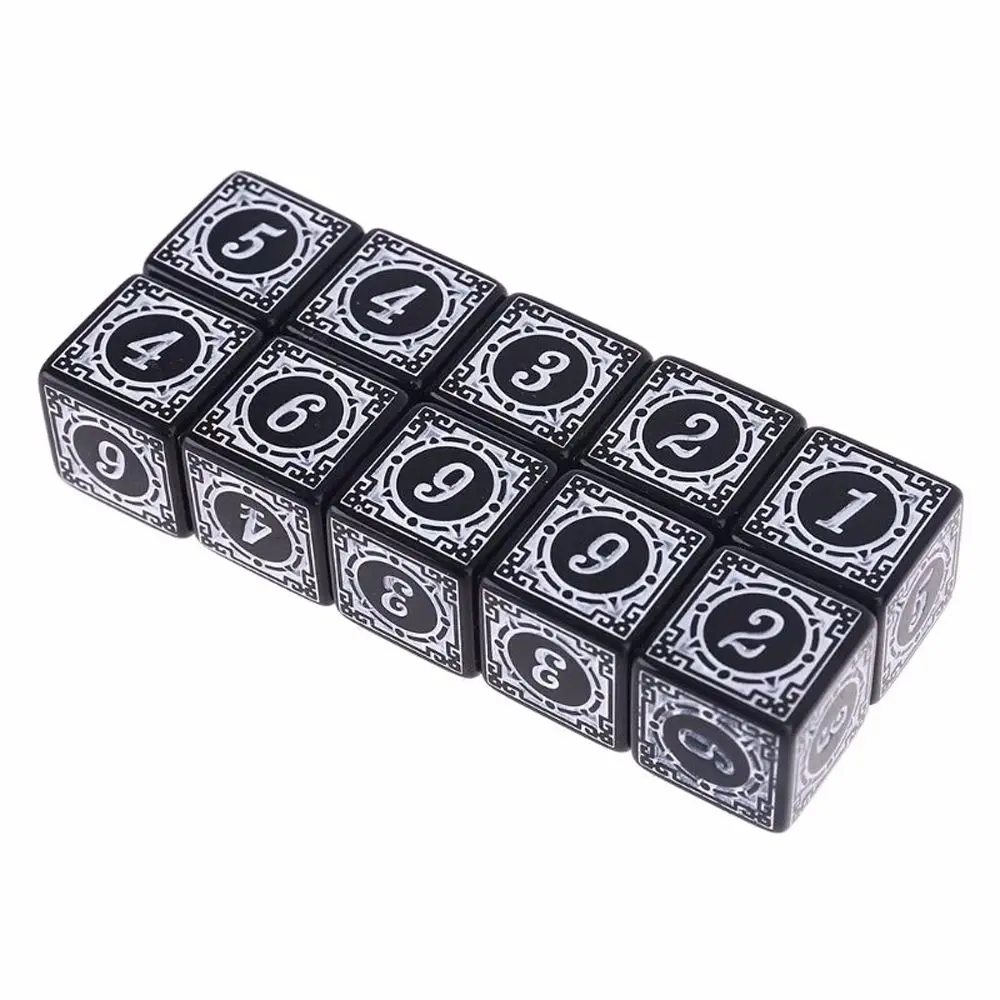 10pcs D6 Table game Multi Sided Polyhedral Acrylic Dices
10pcs D6 Table game Multi Sided Polyhedral Acrylic Dices
