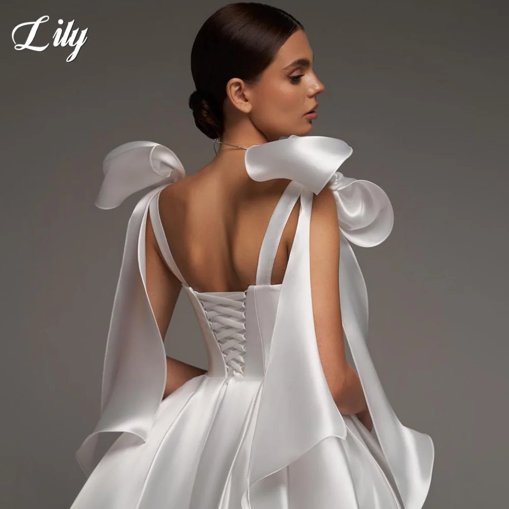 Лило-белое простое платье для выпускного вечера 프롬 드레, трапециевидное платье без рукавов с корсетом на спине, вечернее платье с бантами и складками для особых мероприятий по индивидуальному заказу
Лило-белое простое платье для выпускного вечера 프롬 드레, трапециевидное платье без рукавов с корсетом на спине, вечернее платье с бантами и складками для особых мероприятий по индивидуальному заказу