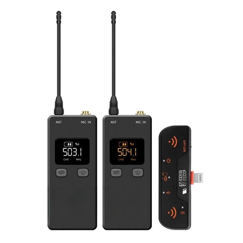 Apple mobile phone, special wireless microphone, special for live broadcast interviews, noise reduction radio microphone
Apple mobile phone, special wireless microphone, special for live broadcast interviews, noise reduction radio microphone