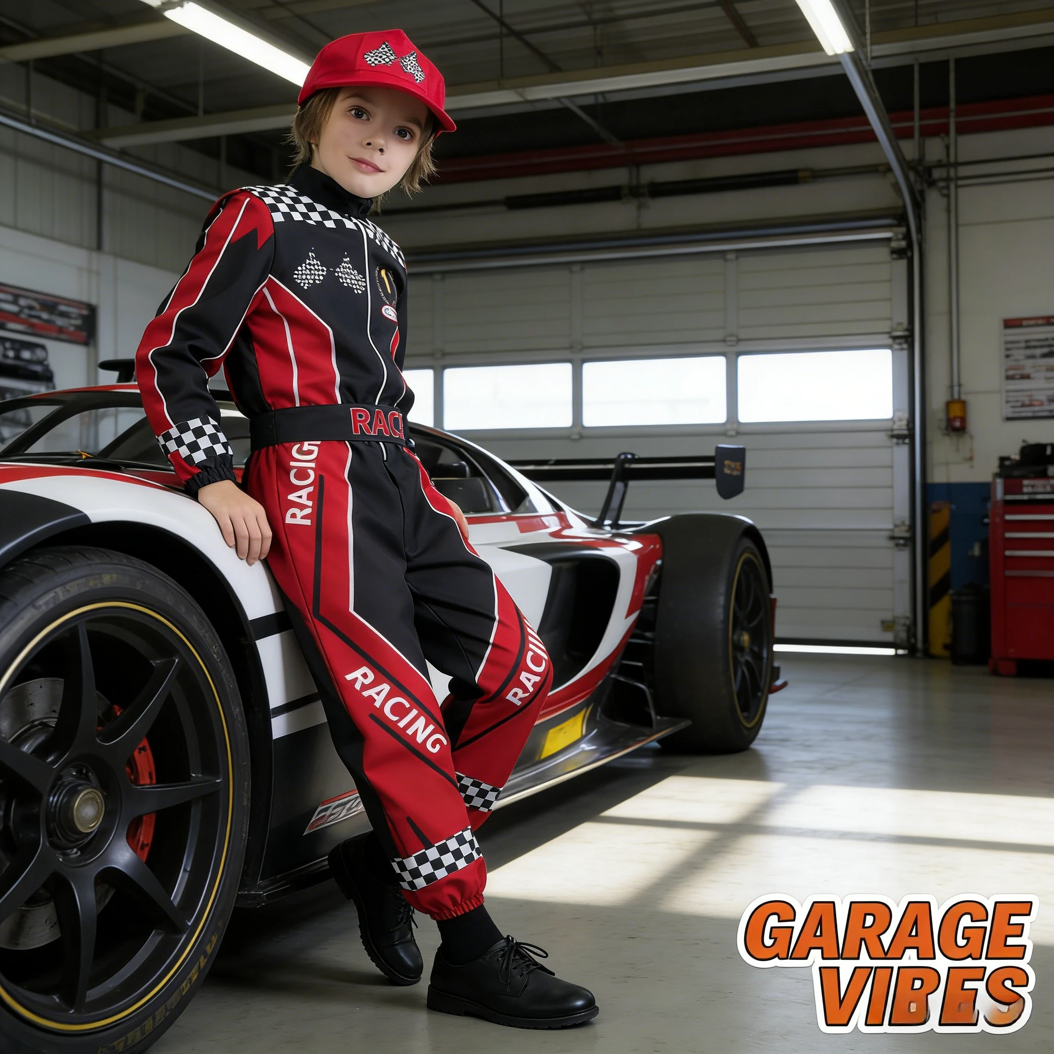 Детский костюм гонщика для мальчиков, наряд для Хэллоуина, костюм гонщика для сценических выступлений и карнавалов
Детский костюм гонщика для мальчиков, наряд для Хэллоуина, костюм гонщика для сценических выступлений и карнавалов