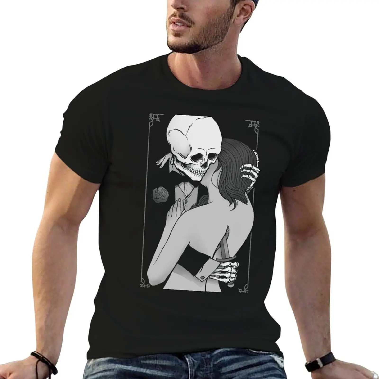 Love and Death T-Shirt mens graphic t shirts t shirt personalised cotton t shirts man 100% T-shirt
Love and Death T-Shirt mens graphic t shirts t shirt personalised cotton t shirts man 100% T-shirt