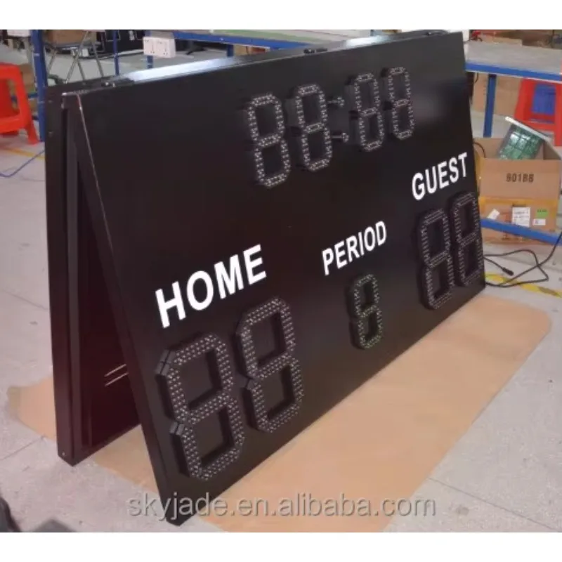 Single Color Portable Wireless Basketball & Soccer Football LED Scoreboard 1000x600mm Customized Outdoor Design with IP65 Rating
Single Color Portable Wireless Basketball & Soccer Football LED Scoreboard 1000x600mm Customized Outdoor Design with IP65 Rating
