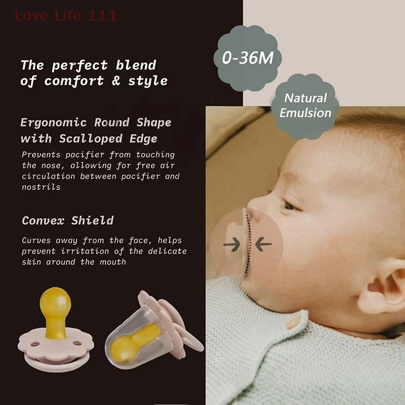 New 1Pc Imitation Breast Milk Round Head Pacifier Natural Rubber Environmentally Tasteless Baby Pacifier For 0-36 Months Babies
New 1Pc Imitation Breast Milk Round Head Pacifier Natural Rubber Environmentally Tasteless Baby Pacifier For 0-36 Months Babies