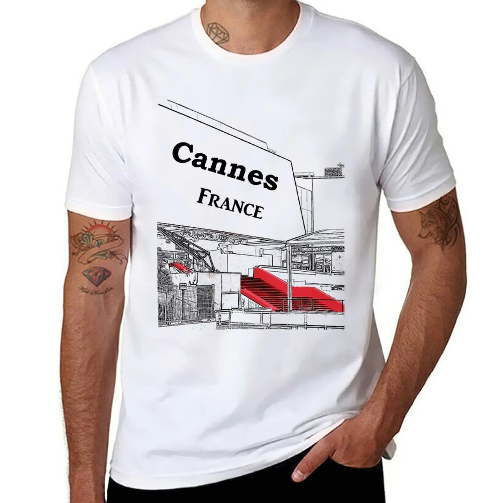 Cannes, France - Festival - Convention Center T-Shirt man t shirt luxury man t shirts cotton T-Shirt
Cannes, France - Festival - Convention Center T-Shirt man t shirt luxury man t shirts cotton T-Shirt