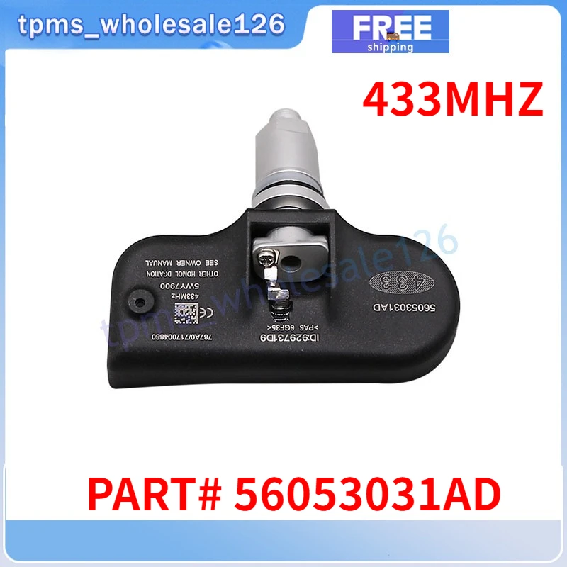 56053031AD For 2008 Chrysler 300 Dodge Charger Journey 433MHZ TPMS Tire Pressure Monitor System Sensor 56053031AC 68078768AA
56053031AD For 2008 Chrysler 300 Dodge Charger Journey 433MHZ TPMS Tire Pressure Monitor System Sensor 56053031AC 68078768AA