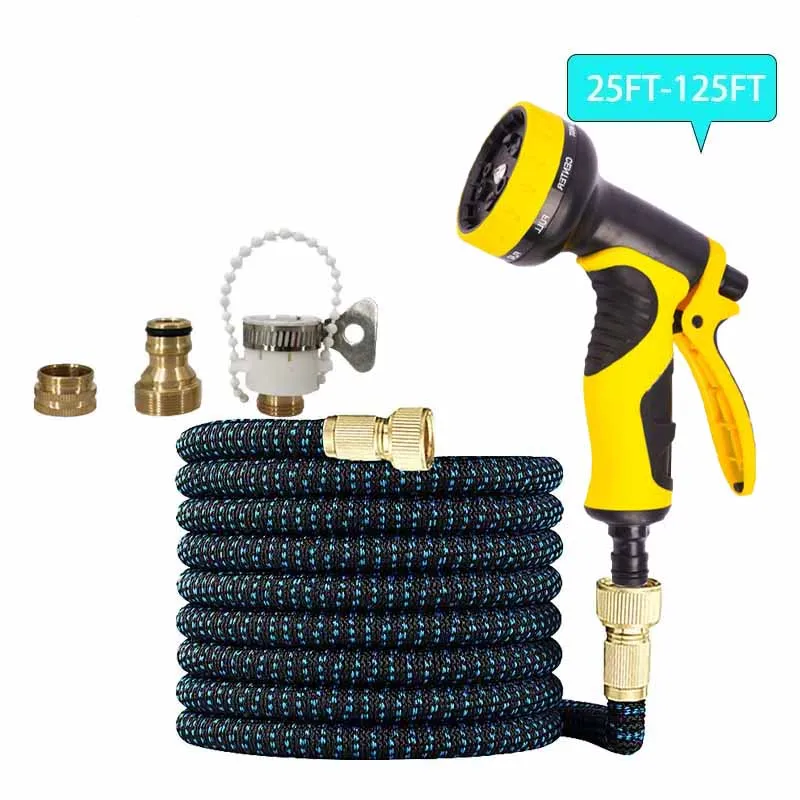 Телескопический садовый шланг с многофункциональным пистолетом высокого давления — используется для уборки сада, садоводства, орошения и многого другого
Телескопический садовый шланг с многофункциональным пистолетом высокого давления — используется для уборки сада, садоводства, орошения и многого другого