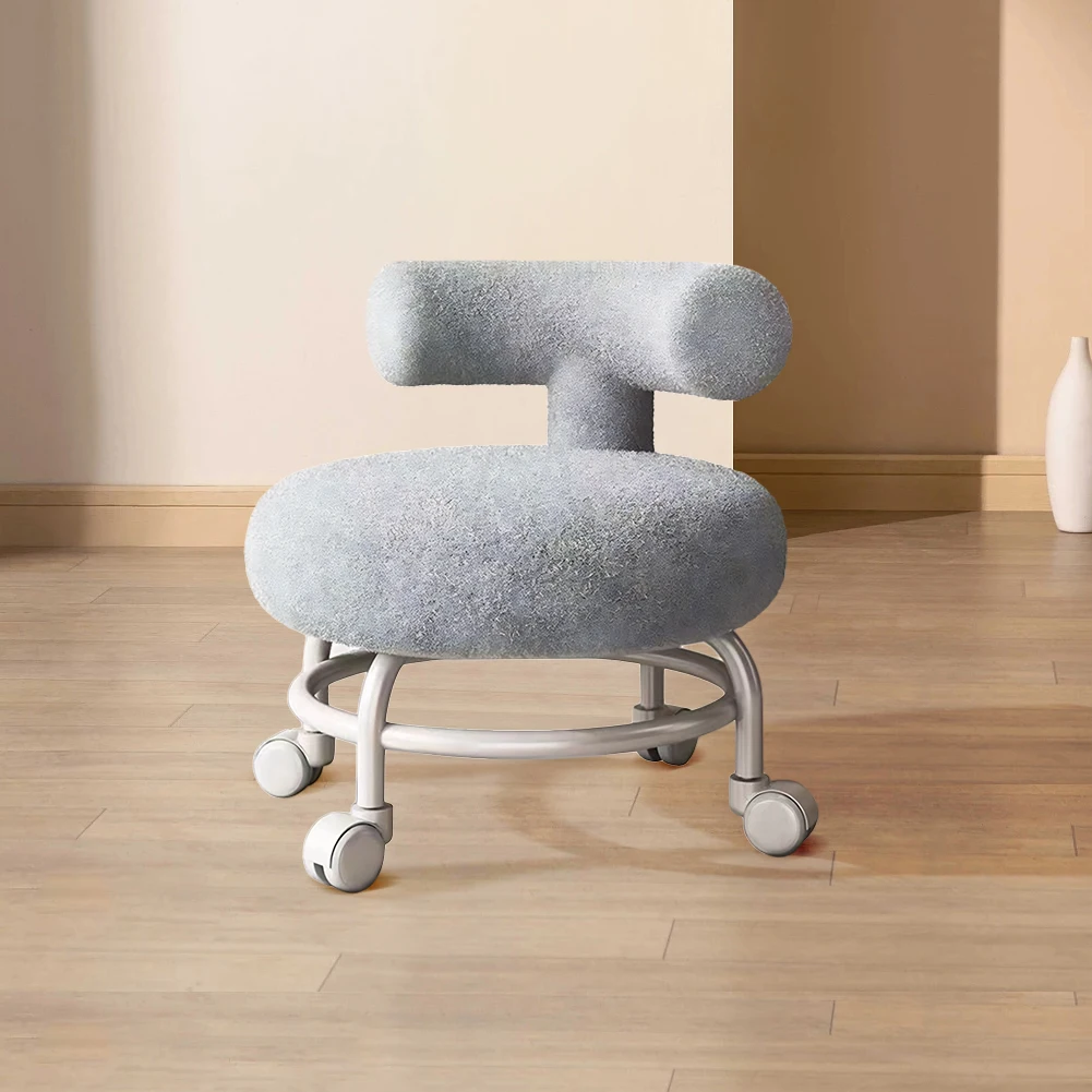 Low Rolling Stool with Wheels Low Roller Seat Stool Cushion Backrest Small Round Stool for Home Office Garage Shop
Low Rolling Stool with Wheels Low Roller Seat Stool Cushion Backrest Small Round Stool for Home Office Garage Shop