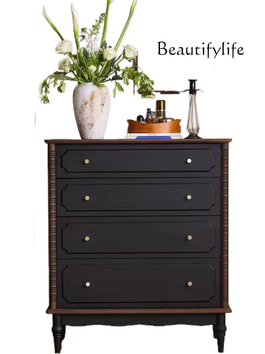French Retro High-End Chest of Drawers American Simple and Light Luxury Living Room Locker Bedroom Storage Cabinet
French Retro High-End Chest of Drawers American Simple and Light Luxury Living Room Locker Bedroom Storage Cabinet