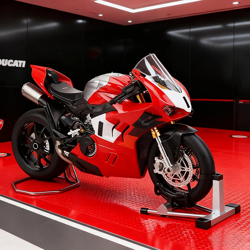 1:9 V4S Panigale, вращение заднего колеса, модель мотоцикла из сплава, коллекция игрушечных транспортных средств, звук и свет, внедорожный автоцикл, игрушечный автомобиль
1:9 V4S Panigale, вращение заднего колеса, модель мотоцикла из сплава, коллекция игрушечных транспортных средств, звук и свет, внедорожный автоцикл, игрушечный автомобиль