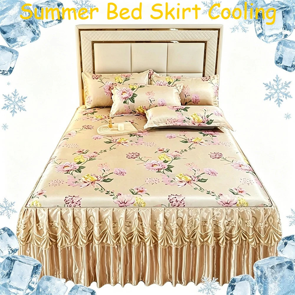 2026 New Summer Bed Skirt Cooling Mat Three-Piece Set, Non-Slip Bed Cover Three-Piece Set, Washable and Machine Washable 침대 커버
2026 New Summer Bed Skirt Cooling Mat Three-Piece Set, Non-Slip Bed Cover Three-Piece Set, Washable and Machine Washable 침대 커버