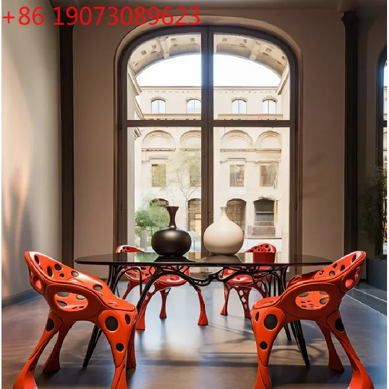 Уникальный художественный обеденный стол и стул международного производства
Уникальный художественный обеденный стол и стул международного производства