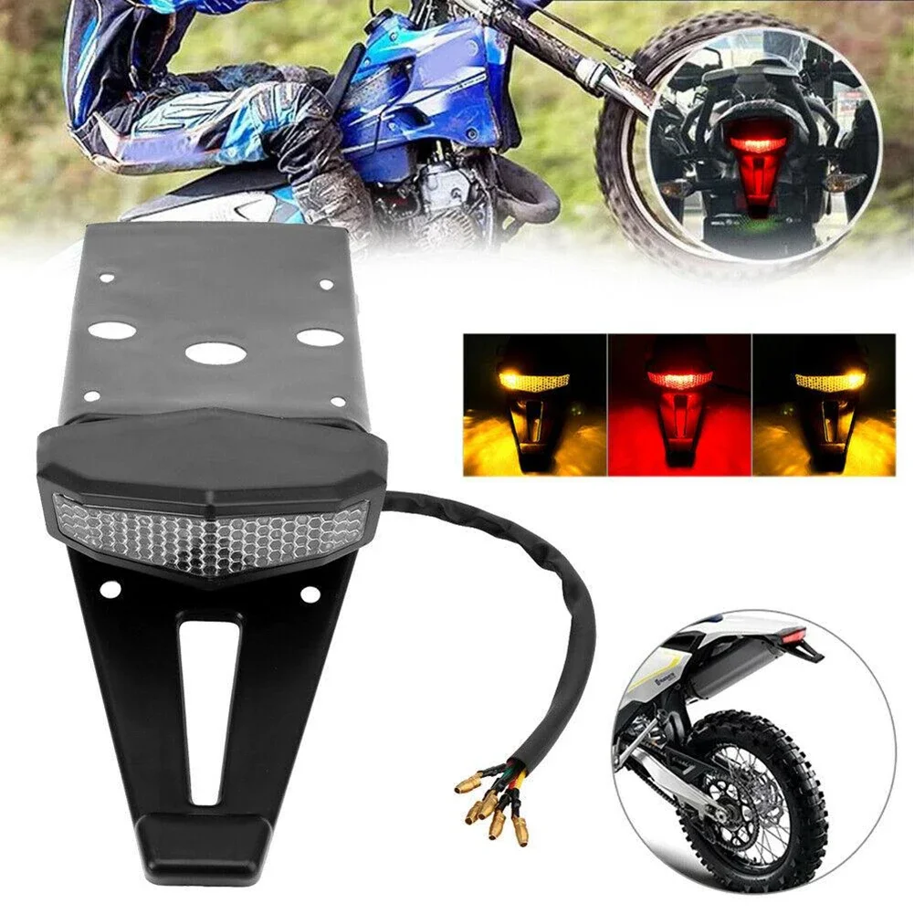 Accessories Tail Light With Bracket Turn Signal ABS Plastic Enduro Fender Rear Tail Light LED Rear Fender Brake
Accessories Tail Light With Bracket Turn Signal ABS Plastic Enduro Fender Rear Tail Light LED Rear Fender Brake