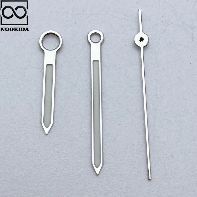NOOKIDA Silver Simple Polished Hands Green Luminous for Japan NH35/NH36/4R/7S Automatic Movement Mechanical Watch Accessories
NOOKIDA Silver Simple Polished Hands Green Luminous for Japan NH35/NH36/4R/7S Automatic Movement Mechanical Watch Accessories