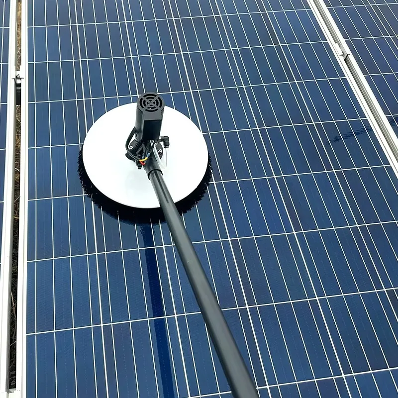 Single Rotating Solar Panel Cleaning Brush, 24V 28Ah, Dry and Wet Cleaning, Long Warranty
Single Rotating Solar Panel Cleaning Brush, 24V 28Ah, Dry and Wet Cleaning, Long Warranty