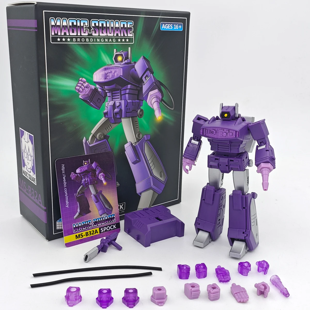 Ms-Toys MS-B32A Spock Shockwave MS B32A Guardian of The Universe Малая масштабная трансформационная модель Фигурка
Ms-Toys MS-B32A Spock Shockwave MS B32A Guardian of The Universe Малая масштабная трансформационная модель Фигурка