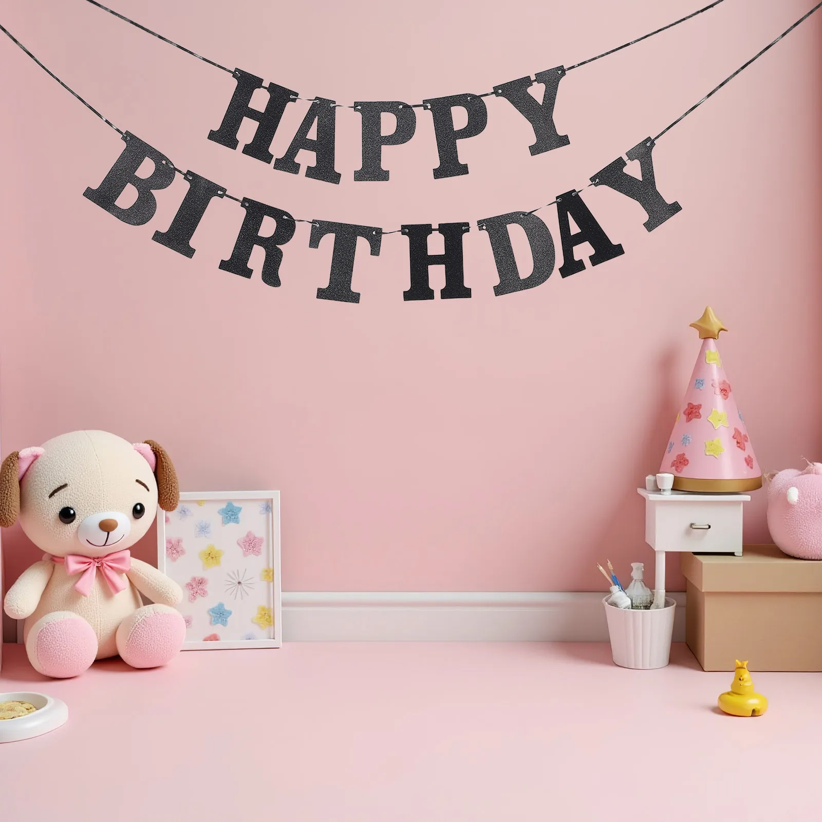 Happy Birthday Banner Colorful Foil Birthday Bunting Banner Swallowtail Flags Kids Party Decorations for Children
Happy Birthday Banner Colorful Foil Birthday Bunting Banner Swallowtail Flags Kids Party Decorations for Children