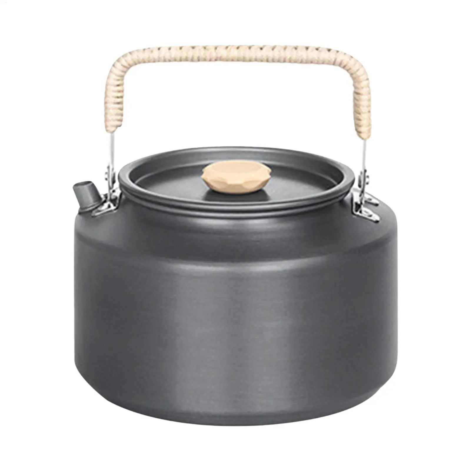 Metal Water Kettle Ergonomic Metal Camping Kettle Lightweight Tea Kettle Portable Tea Pot With Silicone Handle For Hiking
Metal Water Kettle Ergonomic Metal Camping Kettle Lightweight Tea Kettle Portable Tea Pot With Silicone Handle For Hiking